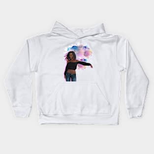 Color your world Kids Hoodie